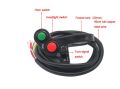 3 in 1 motorcycle 7/8'' 22mm Universal  Handlebar Headlight horn Turn Signal Indicator Light Control ON/OFF Button Switches for Motorcycle Bike. 