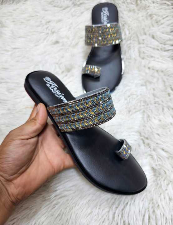 Womens%20Flat%20Regular%20Shoes%20New%20Fashionable%20Ladies%20Flat%20Slipper%20Sandals%20Premium%20Sandal%20for%20Girls%20-%20Image%203