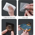 1/2PCS Simple Soap Box Punch-free Wall-mounted Household Soap Rack Double-layer Drain Soap Box Bathroom Sink Accessories.