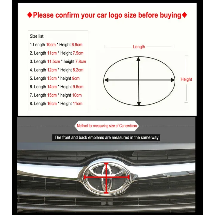 Applicable%20to%20Toyota%20Corolla%20Camry%20vios%20RAV4%20PROADO%20ALRHARD%20YARLS%20Highlander%20etc%20front%20emblem%20or%20rear%20emblem%20ABS%20plating%20logo%20steering%20wheel%20-%20Image%204