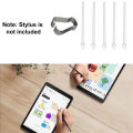 Touch Stylus Tips Nibs+ Pen Clip Tab S7 S7+/S6 Lite/Note10/Note20 Universal Stylus Tip White. 