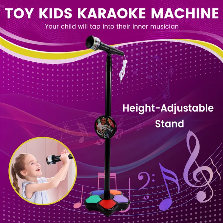 Kids%20Microphone%20With%20Light%20Stand%20Toy,%20black%20-%20Image%207