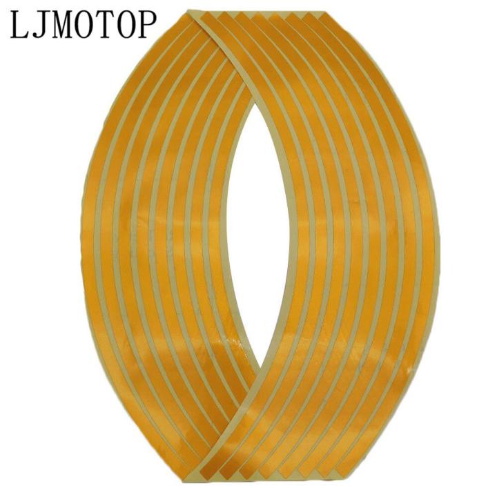 【VisioN Shop】Wheel Sticker Reflective Rim Stripe Tape Stickers For ...