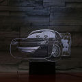 Cartoon 3D LED Night Light for Children Cars Lighting 3D Lamp Bedroom Decoration Nights Lamp Xmas Gifts.