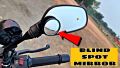 2Pcs Adjustable 360 Degree Blind Spot Mirror For Car or Motorcycle Side Mirror Wide Angle Round Small Round Side Blindspot Mirror. 