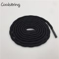 LSGS Coolstring Cool 4.5mm Wear Resistant Mountaineering Shoelaces Olivary Wave Round Sneakers Travel Shoes Laces For Martin Boots. 