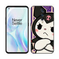 Cute Kawaii Kuromi Phone Case For OnePlus 9 10 ACE 2V Pro 9RT 10T 10R 11R Nord CE 2 3 Lite N10 N20 N30 5G Black Silicone Cover. 