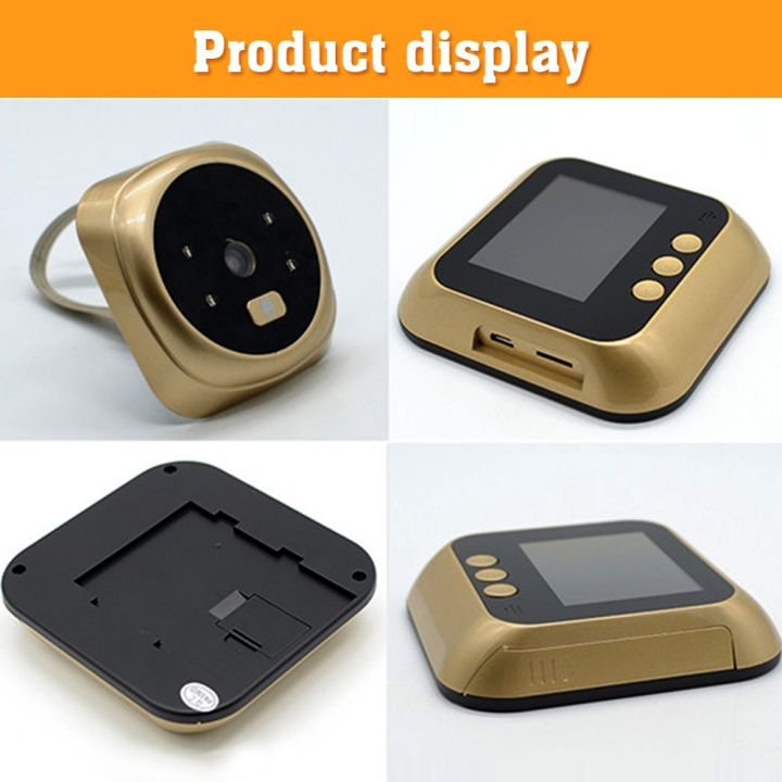 WiFi%20Doorbell%20Door%20Viewer%20Camera%20Door%20Peephole%20Door%20Camera%20Doorbell%20with%20Wireless%20Monitor%20Live%20View%20Available%20Digital%20Night%20Vision%20Photo%20Shooting%20Digital%20Door%20Monitoring%20for%20Home%20Security%20(without%20battery)-gold%20-%20Image%202