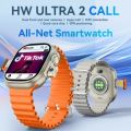 Android Watch HW Ultra 2 5G Smart Watch 2.02 inch Display Ram 16GB ROM 256GB Dual Camera Front and Rear Direct Audio Video Call Wifi Android 8.1 Google Playstore Smartwatch SL-4496.