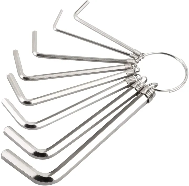 L Key Set Small Arm Allen Key Wrenches Set