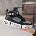 Brand Kids High-tops Sneakers Trendy Boys Non-slip Basketball Shoes Outdoor Sports Tennis Shoes Comfortable Children Sneakers. 