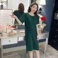 IELGY dress loose casual dress large size long t-shirt skirt female summer. 