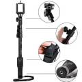 Yunteng YT1288 Bluetooth MonoPod Selfie Stick for Camera and Smartphone - Black. 