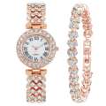 Glamorous Diamond Chain Bracelet Ladies Watch. 