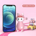 Iba Rabbit Creative Phone Holder Car Air Outlet Center Console 360 ° Rotating Anti slip Navigation Bracket.