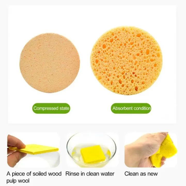 10/20/30/50Pcs%20Face%20Sponge%20Round%20Absorbent%20Compressed%20Natural%20Makeup%20Removal%20Exfoliating%20SPA%20Face%20Cleansing%20Cellulose%20Sponge%20Kit%20-%20Image%205