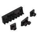 7 String Locking Nut Electric Guitar Nut Tremolo Bridge 48mm (Black). 