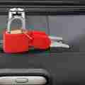 8 Pack Locks Small Padlock with Key Luggage Gym Locker Lock Mini Colorful Padlock for Outdoor School Home A.