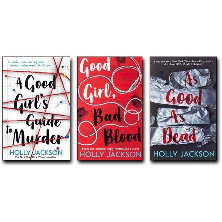 Holly Jackson Set Of 3 Books Combo ( A GOOD GIRL'S GUIDE TO MURDER+GOOD GIRL BAD BLOOD+AS GOOD AS DEAD)