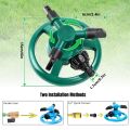 3 Arm Garden Automatic Rotating Nozzle 360 Degree Rotary Automatic Sprinkler Garden Lawn Watering Nozzle Irrigation Nozzle.