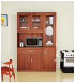 Furnisha Kitchen Cabinet with Oven Rack & Kitchen Storage Crockery Unit (Finish Color - Shanteak, Knock Down) - Kitchen Rack. 