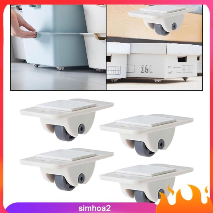 %5BSIMHOA2%5D%204PCS%20Adhesive%20Swivel%20Casters%20Cabinet%20Drawer%20Wheel%20Directional%20Roller%20Pulley%20-%20Image%205