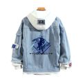 2022 NEW Game Genshin Impact Cool Denim Jacket Harajuku XIAO Zhongli HUTAO With Hoodies Women/men Hoodies For men/women.