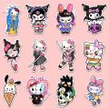 10/30/58pcs Dopamine Hello Kitty Pochacco Sanrio Stickers Kawaii Girls Sticker Decorative Scrapbooking Laptop Car Decal Toy Gift.
