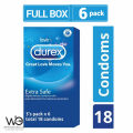 Durex Extra Safe Condom Full Box - 18pcs Condoms. 