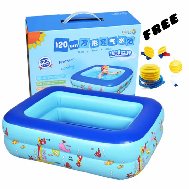 Swimming%20Pool%20120%20cm%20for%20Kids%20+%20Free%20Foot%20pumper%20-%20Image%202