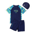 Children's swimsuit boy big kids split 2024 new fat boy big kids hot spring swim trunks teen. 