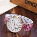 2021 Fashion Women Watch Elasticity Shrink Bracelet Strap Ladies Quartz Wrist Watch relojes para mujer montre dame.