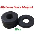 40x8mm Black RING MAGNETS 40x8mm Ring Magnets Multipurpose Permanent Round Ring Magnet Permanent Magnet.
