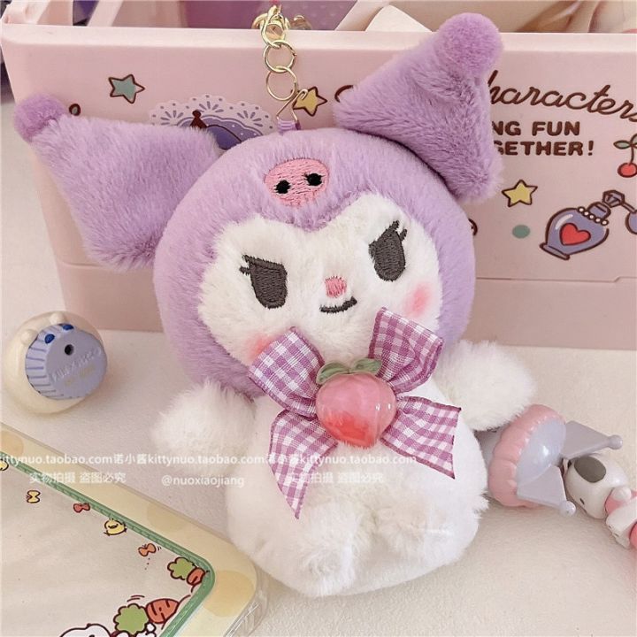 Kawaii%20Sanrio%20Mymelody%20Kuromi%20Cinnamoroll%20Plush%20Doll%20Key%20Chain%20Pendant%20Schoolbag%20Decoration%20Girls%20Christmas%20Gift%20Home%20Furnishing%20-%20Image%202
