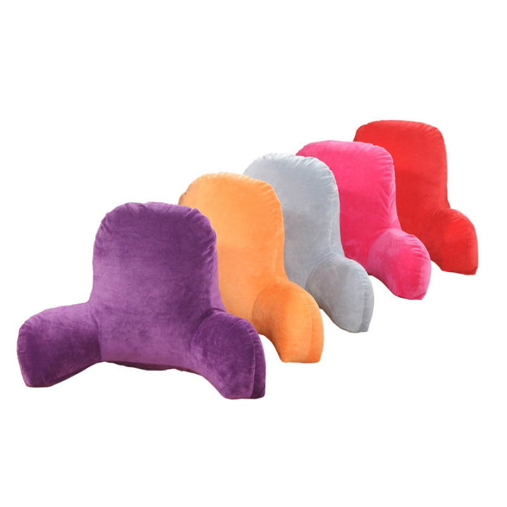 Pillow%20Back%20Cushion%20With%20Arm%20Support%20Bed%20Reading%20Rest%20Waist%20Chair%20Car%20Seat%20Sofa%20Lumbar%20Velvet%20Backrest%20-%20Image%202
