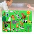 Busy Board for 1-5 Years Old Toddlers, Montessori Felt Sensory Toys, Toddler Preschool Learning Activities Travel Toy for Kids. 