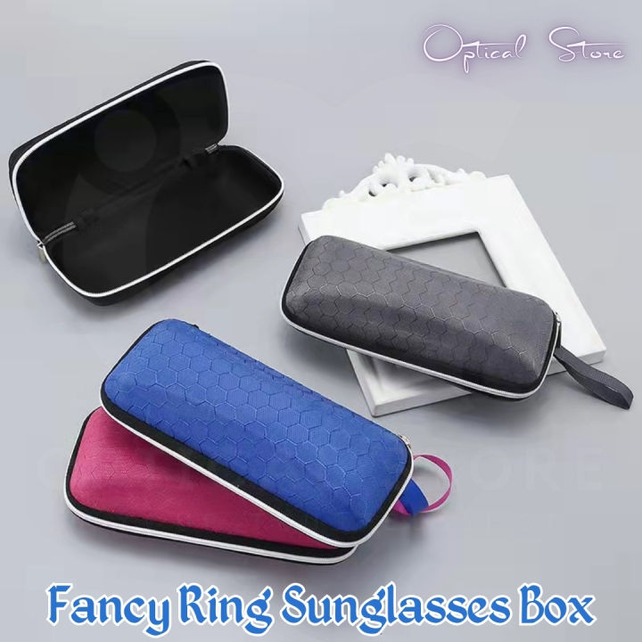 Fancy%20Ring%20Style%20Compression%20Resistant%20Waterproof%20Eyeglass%20Protector%20Spectacle%20Box%20With%20Lanyard%20Zipper%20EVA%20Fabric%20honeycomb%20Surface%20Women%20Men%20Sunglasses%20#fancy.ring%20-%20Image%203