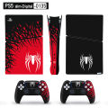 【Fast and Reliable Shipping】 Spiderman Ps5 Slim Skin Sticker for PlayStation 5 Console Controller Decal Cover Anti-scratch Skin Sticker.