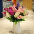 5 Head Simulation Violet Flowers Artificial Hyacinth Violet Flower Valentine's Day Gifts Wedding Birthday Party Decoration.