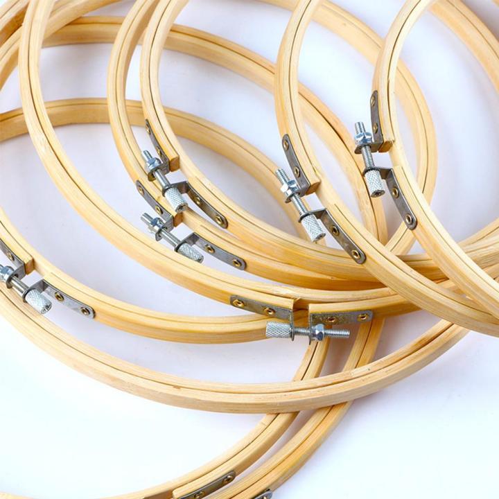 5/6/8Inch%20Embroidery%20Cross%20Stitch%20Bamboo%20Hoop%20Frame%20Ring%20Wooden%20Hoop%20Round%20Needlecraft%20Sewing%20Tools%20-%20Image%208