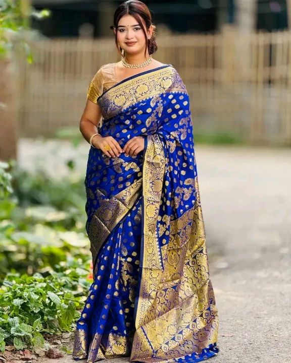 Fashionable Tangail Halfsilk Katan Sari for Women