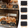 1/10pcs Mini Message Blackboard Wood Chalkboard Wooden Memo Black Board Collapsible Writing Boards.