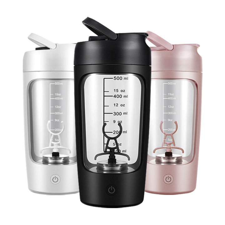 650ml USB Electric Portable Whey Protein Shaker bottle Fully Automatic Stirring Cup Rechargeable Gym BA Free Cocktail Blend