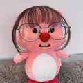 Loopy Plushie Cartoon Glasses Soft Stuffed Kawaii 30Cm Doll Cartoon Diy Friend Looks Like Cartoon Decor Plush Toy Birthday Gift. 