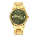 Titan 1650YM08 Green Karishma Green Dial Brass Strap Watch.