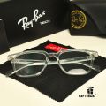 New Men Fashion Eyeglasses Best glasses Reading Classic Design New Transparent glass Best Premium Quality Man Endgame Cutout White -Eyeglass Glass Latest Trends Eye Glass Frame Unisex Reading glasses.