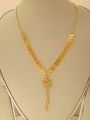 Leaf Design Fashionable New Model Necklace/Chain For Women & Girls.