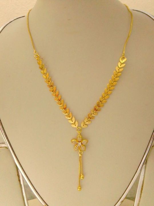 Leaf Design Fashionable New Model Necklace/Chain For Women & Girls