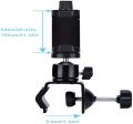 Cross-border direct supply mobile phone clip tripod fixed mobile phone clamp screws gimbal quick installation tripod live bracket clamp.