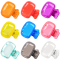 1PCS Travel Toothbrush Head Covers Toothbrush Protector Cap Brush Pod Case Protective Portable Plastic Clip For Household Travel.